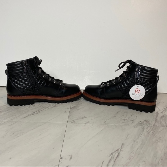 New! Blondo Helen Waterproof Hiker Black Boot 7M - Picture 4 of 12